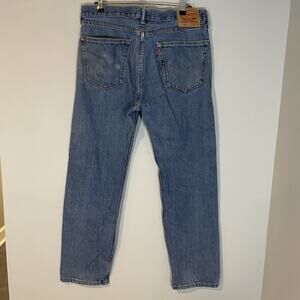 Vintage Levi’s 505 Jeans Men 36x32 Regular Fit Straight Blue Denim Faded Y2K